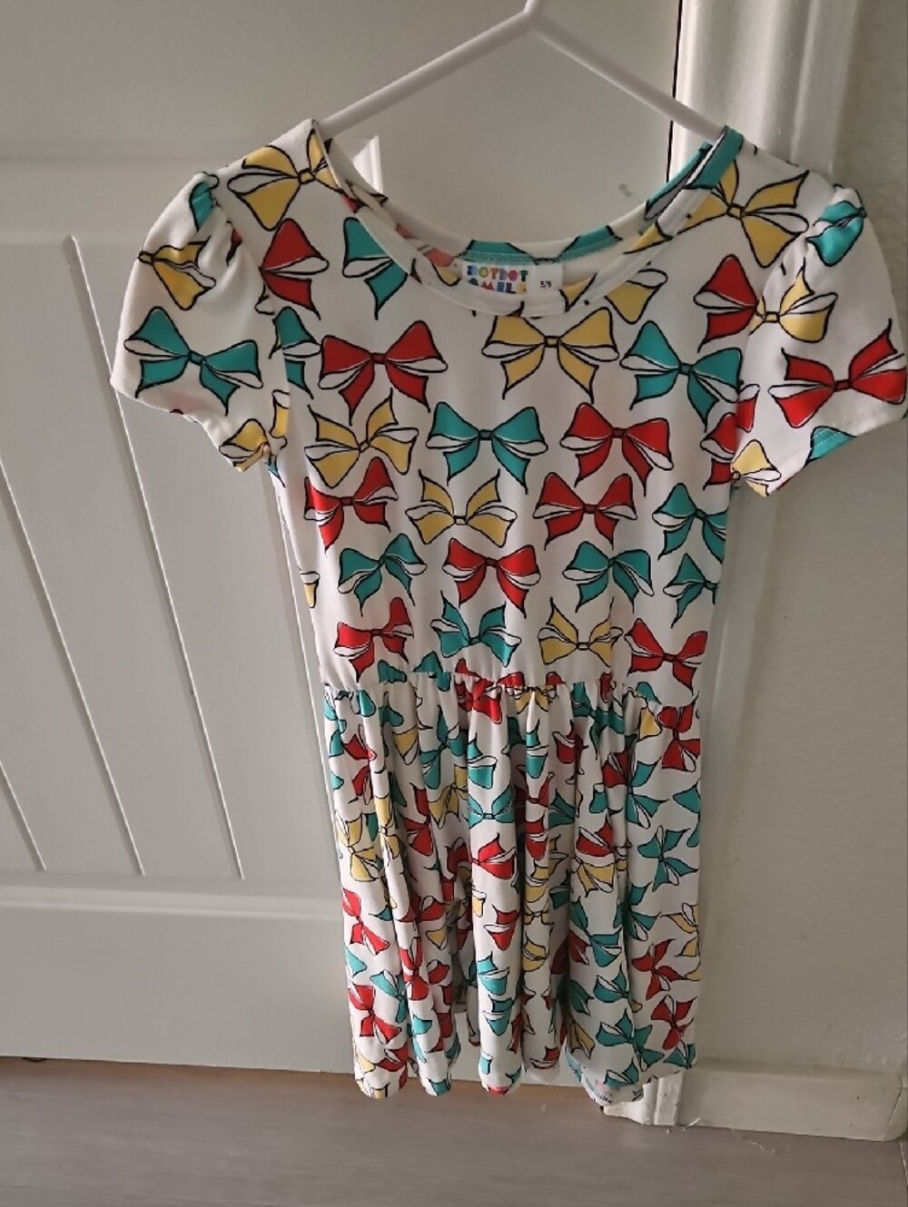 Girls' Multicolor Printed Summer Dress BUNDLE of 4
